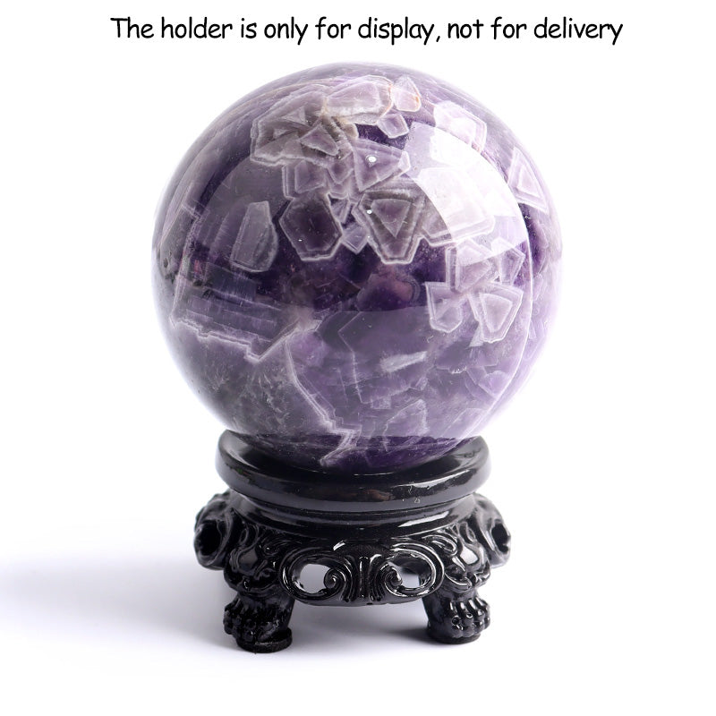 dogtooth amethyst sphere ball darker color