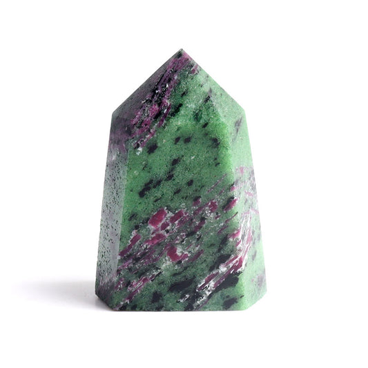 Small Epidote Wand Ruby Zoisite Tower