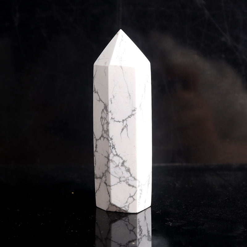 White Howlite Tower