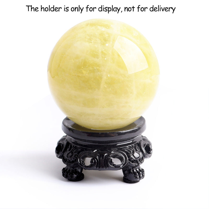 yellow citrine sphere crystal ball