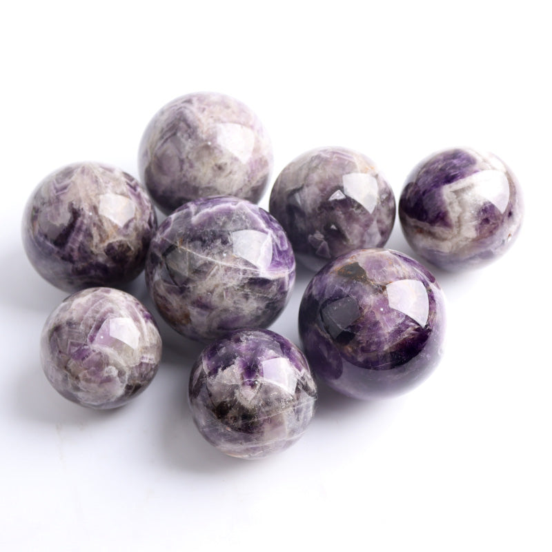 dogtooth amethyst sphere ball darker color