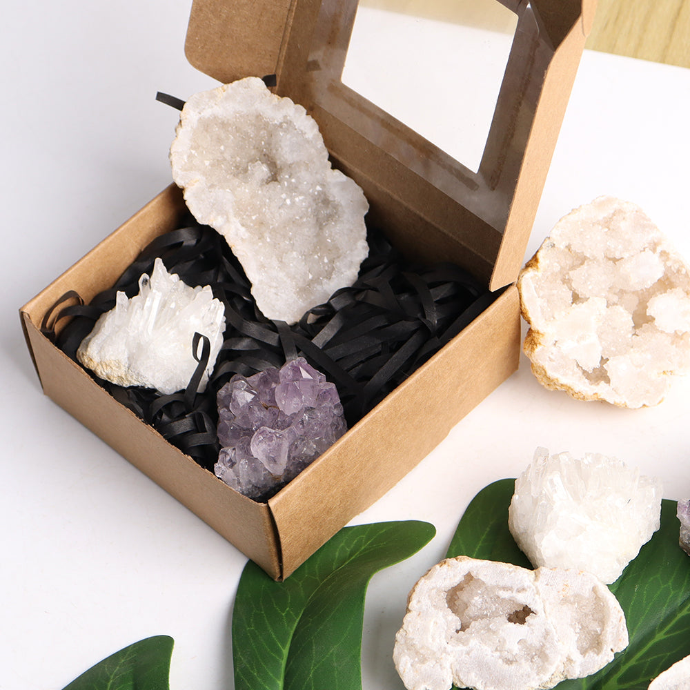 agate geode,amethyst cluster,qock quartz cluster