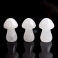 10pcs Crystal Mushroom Natural Stone Hand Carved Sculpture