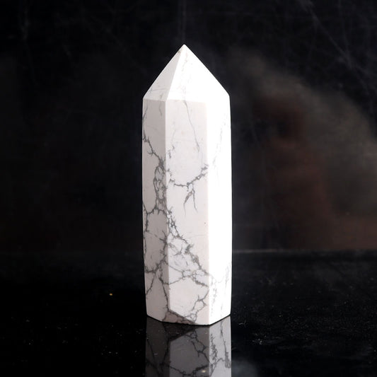 White Howlite Tower
