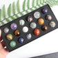 18pcs/set Natural Mixed 20mm Crystal Ball in Gift Box