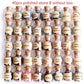 40Pcs Natural Crystal Rockstone Gravel Wishing Bottles Rough Minerals Specimen Mini stone Reiki Healing Gift With a Box