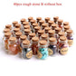 40Pcs Natural Crystal Rockstone Gravel Wishing Bottles Rough Minerals Specimen Mini stone Reiki Healing Gift With a Box
